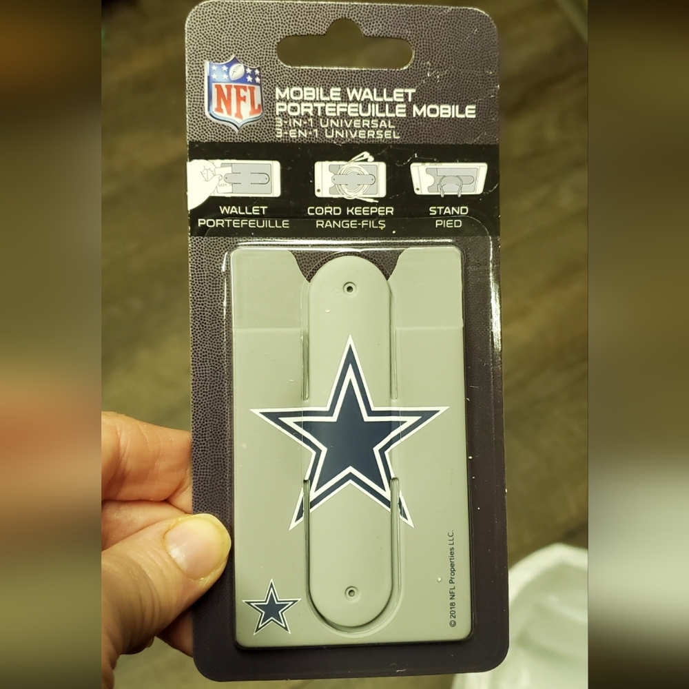 New Dallas Cowboys 3 in 1 mobile wallet